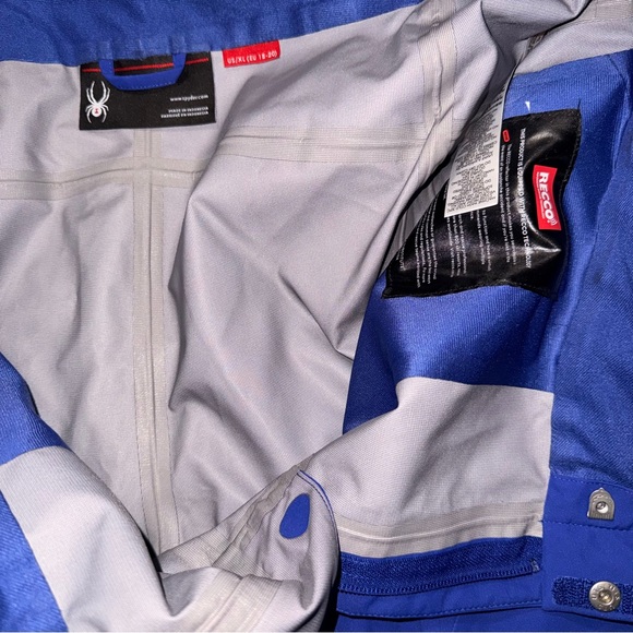 NWT Spyder Turret XL Gore-Tex Shell Ski Pants Snow Waterproof Snowboarding Blue - Picture 5 of 12